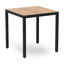 Mesa cuadrada RESOL BARCINO COMPACT 70x70 con estructura de aluminio y tablero fenólico