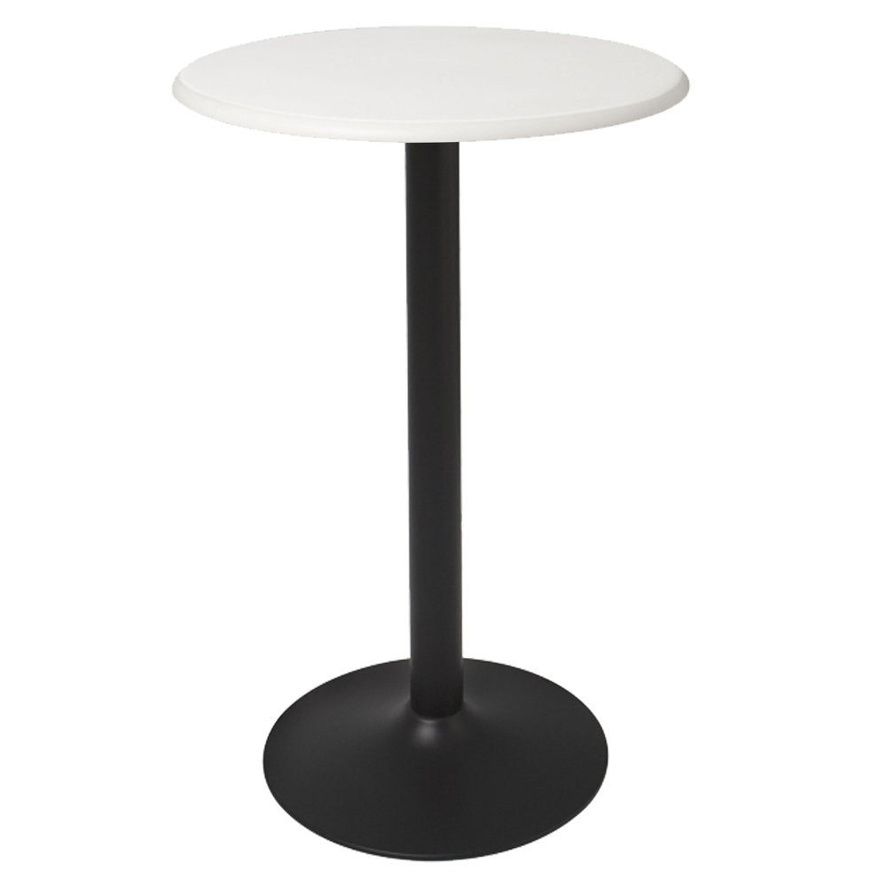 Mesa redonda OFFIHO HERON OHM-7168B-LT con pedestal de acero y cubierta de polipropileno