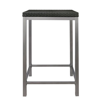 Mesa OFFIHO RUSS OHM-7022-B2 con estructura tubular de aluminio y cubierta de polipropileno imitación rattán