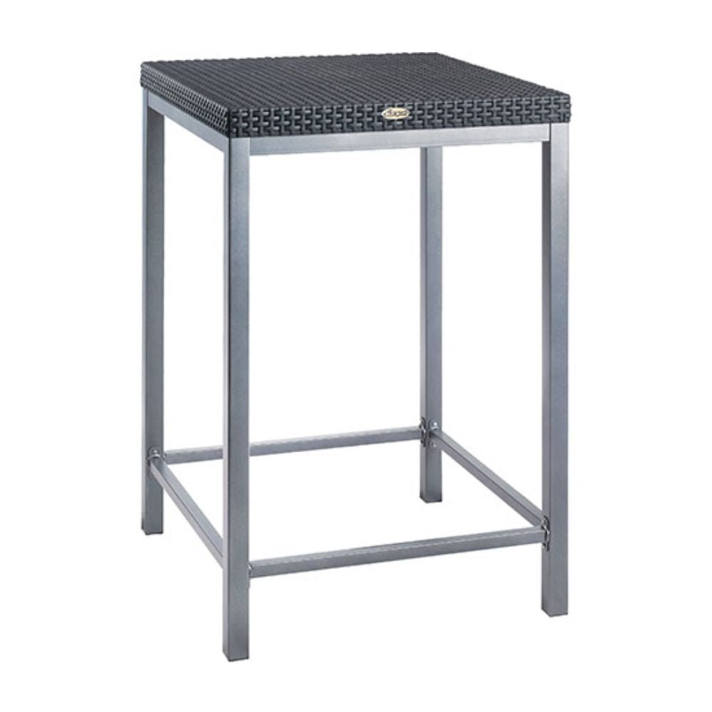 Mesa OFFIHO RUSS OHM-7022-B2 con estructura tubular de aluminio y cubierta de polipropileno imitación rattán