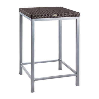 Mesa OFFIHO RUSS OHM-7022-B2 con estructura tubular de aluminio y cubierta de polipropileno imitación rattán