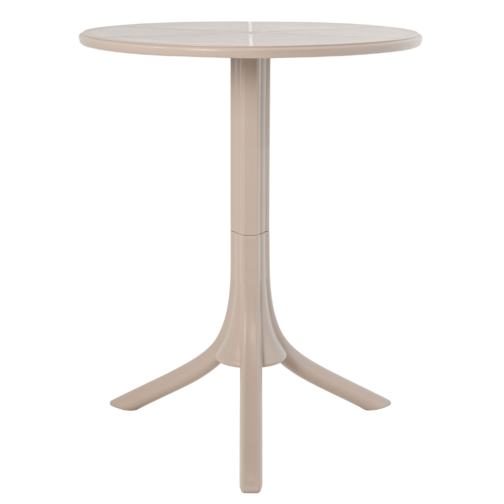 Mesa redonda OFFIHO SEATTLE OHM-7101 de polipropileno para restaurante, disponible en varios colores