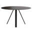 Mesa redonda Colos VU B/T-1300 con base tripie en V y cubierta multicapa laminada HPL