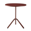 Mesa redonda plegable COLOS TA 1-700 con estructura tubular de acero y cubierta de lámina troquelada