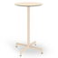 Mesa periquera redonda Resol Sputnik Alta Ø60 con estructura de aluminio y tablero HPL