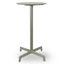 Mesa periquera redonda Resol Sputnik Alta Ø60 con estructura de aluminio y tablero HPL