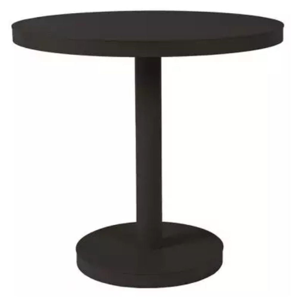 Mesa redonda RESOL BARCINO PIE CENTRAL Ø60 con estructura de aluminio anodizado