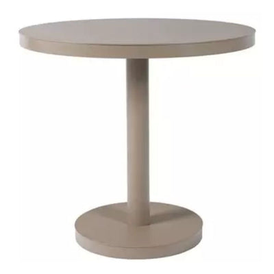 Mesa redonda RESOL BARCINO PIE CENTRAL Ø60 con estructura de aluminio anodizado