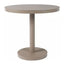 Mesa redonda RESOL BARCINO PIE CENTRAL Ø60 con estructura de aluminio anodizado