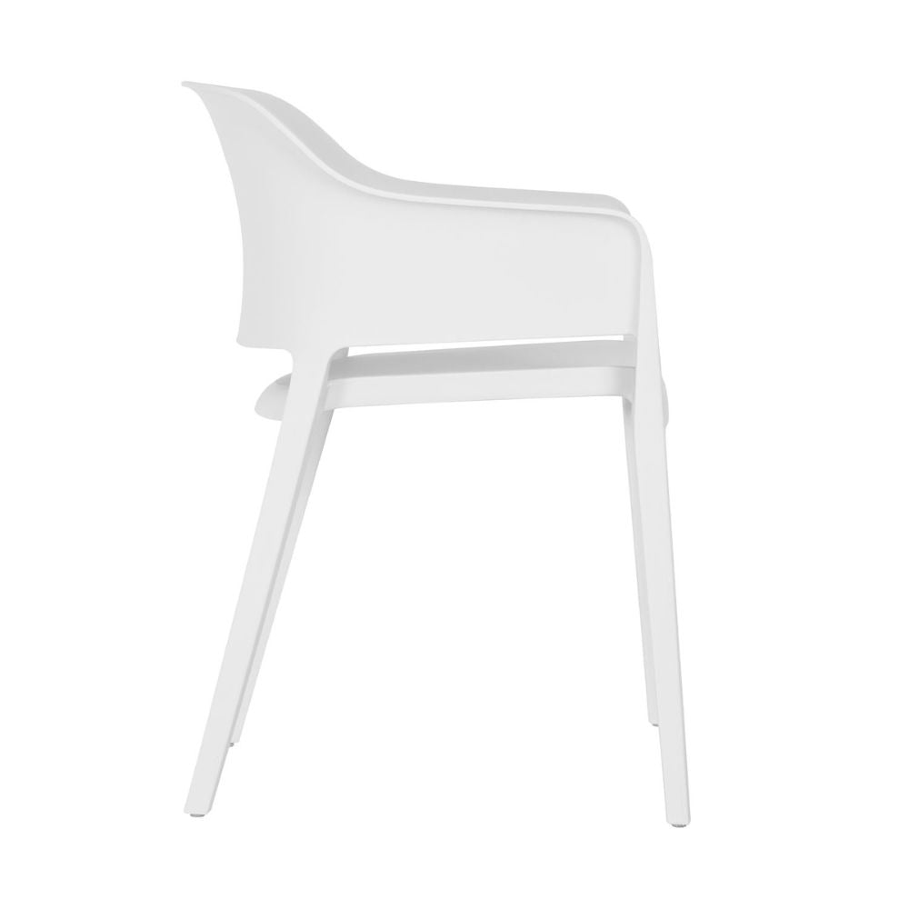 Silla comercial Kingstrong Capri en polipropileno con brazos