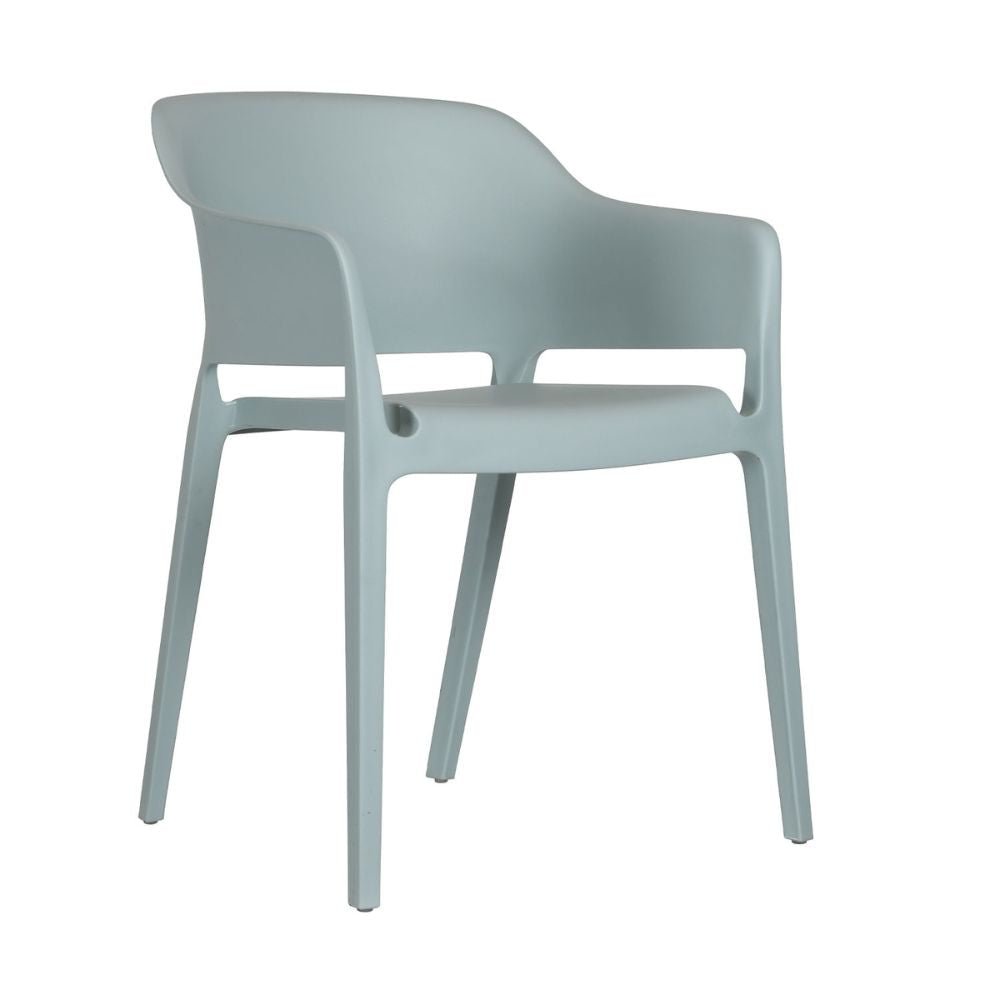 Silla comercial Kingstrong Capri en polipropileno con brazos
