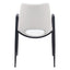 NOGAL BEAT DESI | Silla para Comedor Restaurante Cafeteria | Base Negra | Asiento Disponible en Varios Colores | Piel Sintetica | Interior - 109535 - Zuo - NOGAL BEAT -
