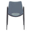 NOGAL BEAT DESI | Silla para Comedor Restaurante Cafeteria | Base Negra | Asiento Disponible en Varios Colores | Piel Sintetica | Interior - 109536 - Zuo - NOGAL BEAT -