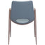 NOGAL BEAT DESI | Silla para Comedor Restaurante Cafeteria | Varios Colores | Piel Sintetica | Interior - 101695 - Zuo - NOGAL BEAT -