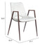 NOGAL BEAT DESI | Silla para Comedor Restaurante Cafeteria | Varios Colores | Piel Sintetica | Interior - 109068 - Zuo - NOGAL BEAT -