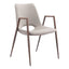NOGAL BEAT DESI | Silla para Comedor Restaurante Cafeteria | Varios Colores | Piel Sintetica | Interior - 101696 - Zuo - NOGAL BEAT -