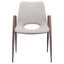 NOGAL BEAT DESI | Silla para Comedor Restaurante Cafeteria | Varios Colores | Piel Sintetica | Interior - 101696 - Zuo - NOGAL BEAT -