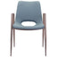 NOGAL BEAT DESI | Silla para Comedor Restaurante Cafeteria | Varios Colores | Piel Sintetica | Interior - 101695 - Zuo - NOGAL BEAT -