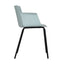 Silla comercial Kingstrong Potenza 822 de polipropileno con brazos y estructura metálica
