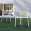 Silla comercial Kingstrong JM Galeri en polipropileno con cuatro soportes anodizados