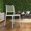 SILLA KINGSTRONG JM GALERI SILL0020315 | Silla Estilizada Jardín Comedor | Base 4 Puntas | Terminado Anodizado | Polipropileno | Interior + Exterior Ambientada