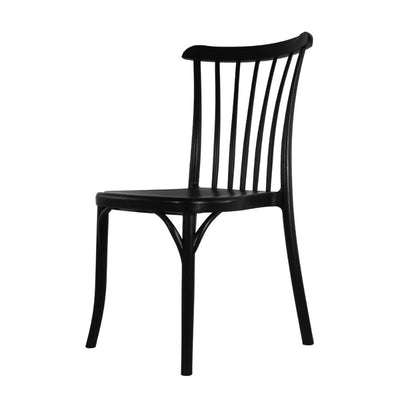 Silla comercial Kingstrong JM Nordik de polipropileno de pieza única plastificada estilo vintage