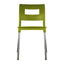 Silla comercial bistró Kingstrong JM Valenia en polipropileno con soportes anodizados