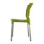 Silla comercial bistró Kingstrong JM Valenia en polipropileno con soportes anodizados