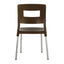 SILLA KINGSTRONG JM VALENIA SILL0020317 | Silla Estilizada Terraza Jardín Comedor | Base 4 Puntas | Terminado Anodizado | Polipropileno | Interior + Exterior | Resorts Salas de Espera Lugares de Eventos Isla de Cocina Sala de Estar Asiento Adicional Espacios Comerciales