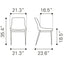 NOGAL BEAT MAGNUS | Silla para Comedor Restaurante | Patas Acero Inoxidable | Varios Colores | Piel Sintetica | Interior - 101271 - Zuo - NOGAL BEAT -