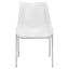 NOGAL BEAT MAGNUS | Silla para Comedor Restaurante | Patas Acero Inoxidable | Varios Colores | Piel Sintetica | Interior - 101270 - Zuo - NOGAL BEAT -
