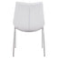 NOGAL BEAT MAGNUS | Silla para Comedor Restaurante | Patas Acero Inoxidable | Varios Colores | Piel Sintetica | Interior - 101270 - Zuo - NOGAL BEAT -