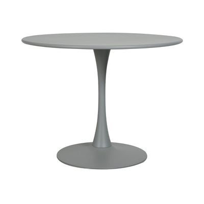 Mesa redonda Kingstrong Vittoria 100 con estructura y cubierta en metal pintado