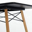 Mesa rectangular Kingstrong Oslo con estructura y cubierta de madera de diseño minimalista