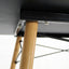 Mesa rectangular Kingstrong Oslo con estructura y cubierta de madera de diseño minimalista