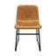 Silla Kingstrong Phoenix con asiento acojinado en tela tipo PU y base metálica mate
