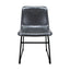 Silla Kingstrong Phoenix con asiento acojinado en tela tipo PU y base metálica mate