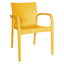Silla comercial OFFIHO Alissa OHV-91 monobloque de polipropileno para terraza, asiento y respaldo de una sola pieza