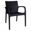 Silla comercial OFFIHO Alissa OHV-91 monobloque de polipropileno para terraza, asiento y respaldo de una sola pieza