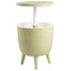 Mesa con hielera OFFIHO Cancún Cooler OHM-7035 en polipropileno ajustable, varios colores, para exterior.