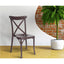 Silla comercial OFFIHO OHV-117 monobloque de polipropileno con respaldo alto y patas integradas