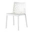 Silla comercial OFFIHO Milan OHV-74 de polipropileno con respaldo calado, monobloque para exterior