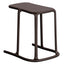 Mesa auxiliar OFFIHO UNO OHM-7095 de polipropileno para terraza, disponible en negro, blanco, gris y café