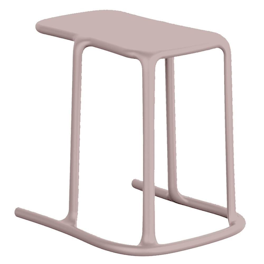 Mesa auxiliar OFFIHO UNO OHM-7095 de polipropileno para terraza, disponible en negro, blanco, gris y café