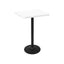 Mesa periquera cuadrada Offiho Oulu OHM-7167-BT con pedestal de acero y cubierta de polipropileno