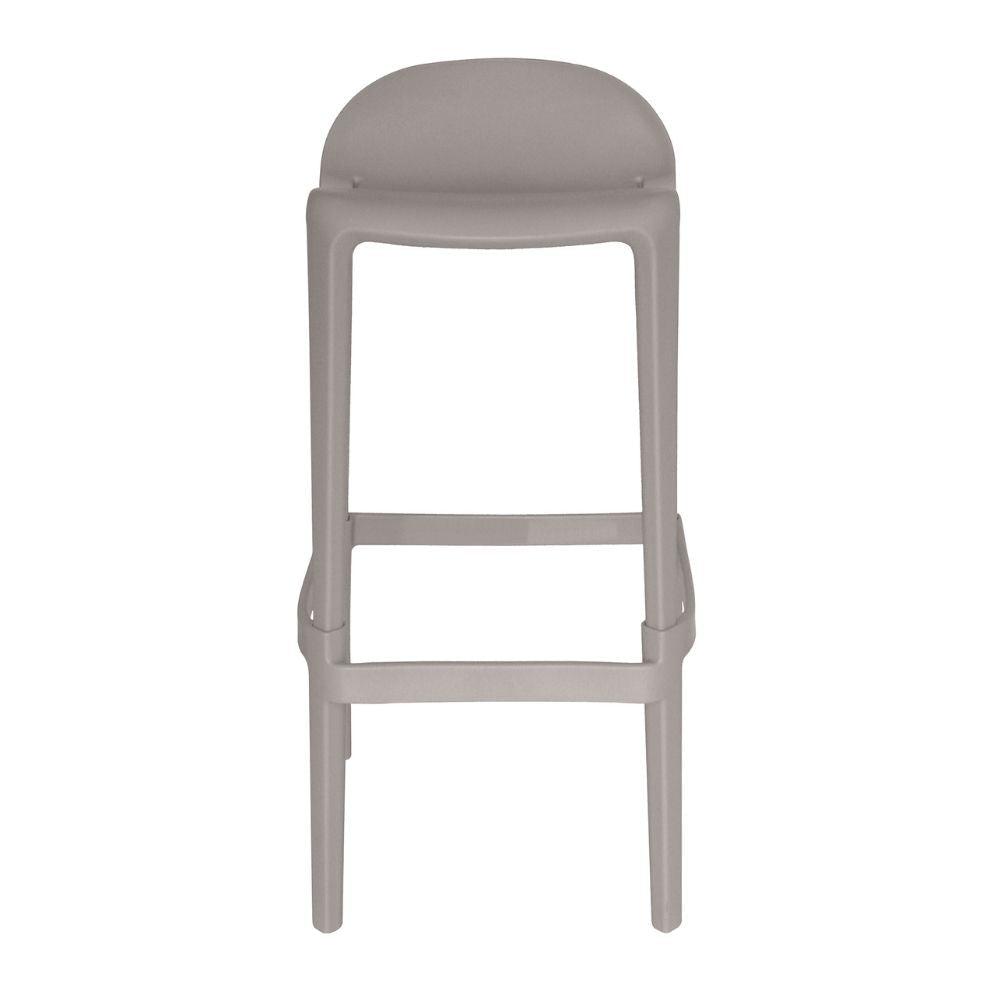 Banco alto Offiho Joyous con asiento y respaldo de polipropileno sin brazos
