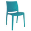 Silla comercial OFFIHO Sensilla OHV-97 monobloque de polipropileno con respaldo alto y patas integradas