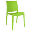 Silla comercial OFFIHO Sensilla OHV-97 monobloque de polipropileno con respaldo alto y patas integradas