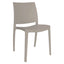 Silla comercial OFFIHO Sensilla OHV-97 monobloque de polipropileno con respaldo alto y patas integradas