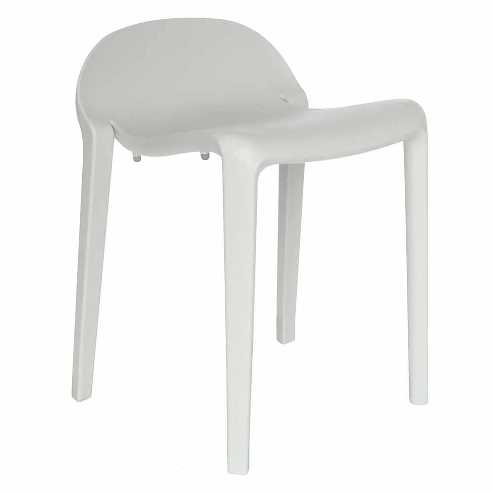 Silla comercial OFFIHO Joyous OHV-81 sin brazos con asiento y respaldo de polipropileno de dos piezas
